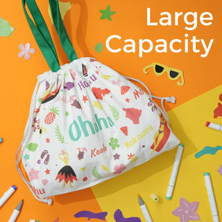 Ohuhu Canvas Gift Bag for Multi-purpose, Available in Two Sizes