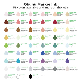 Ohuhu Marker Ink R16 / R193 / R21 Refill for Alcohol marker
