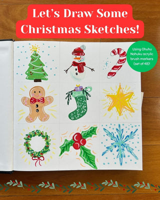 DIY Mini Christmas Doodle Grid — Step-by-Step Guide