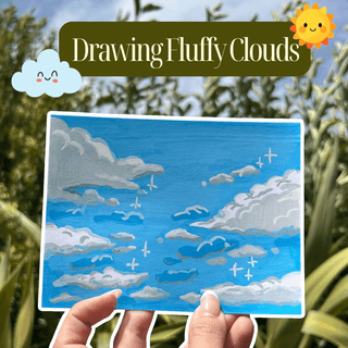 How to Paint Soft, Fluffy Clouds Using Acrylic Markers