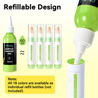Refillable Acrylic Markers Ink
