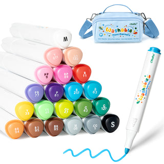 Ohuhu Washable Acrylic Paint Markers for Kids Bullet Tip