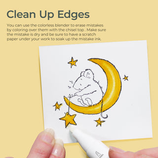 Ohuhu Honolulu Colorless Blender Marker - Pack of 6 (Australia Domestic Shipping)