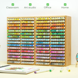 Ohuhu Bamboo Marker Organizer