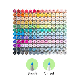 Ohuhu Honolulu 168 Colors Dual Tips Alcohol Art Markers (Ships from Asia Warehouse)