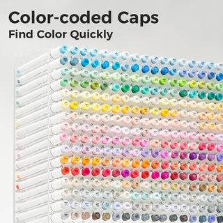 Ohuhu Honolulu 24 Basic Colors Dual Tips Alcohol Art Markers
