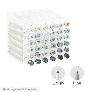 Ohuhu Honolulu 36 Gray Tone Colors Dual Tips Alcohol Art Markers