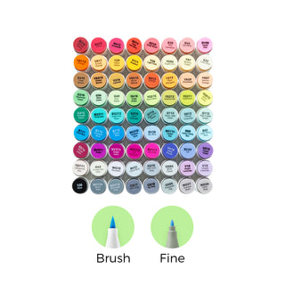 Ohuhu Honolulu 72 Colors Dual Tips Alcohol Art Markers (Australia Domestic Shipping)