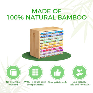 Ohuhu Bamboo Marker Organizer (Australia Domestic Shipping)