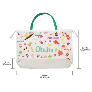 Ohuhu Canvas Gift Bag for Multi-purpose, Available in Two Sizes