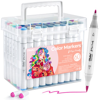 Ohuhu Paper-friendly Makers Water-based 60 Colors