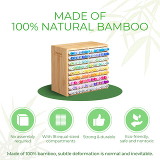 Ohuhu Bamboo Marker Organizer (Australia Domestic Shipping)