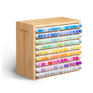 Ohuhu Bamboo Marker Organizer (Australia Domestic Shipping)