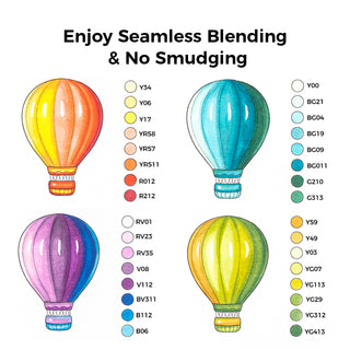 Ohuhu Honolulu 104 Colors Dual Tips Alcohol Art Markers (Australia Domestic Shipping)