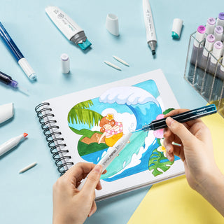 Ohuhu Marker Ink BV05 / B340 / B287 Refill for Alcohol marker