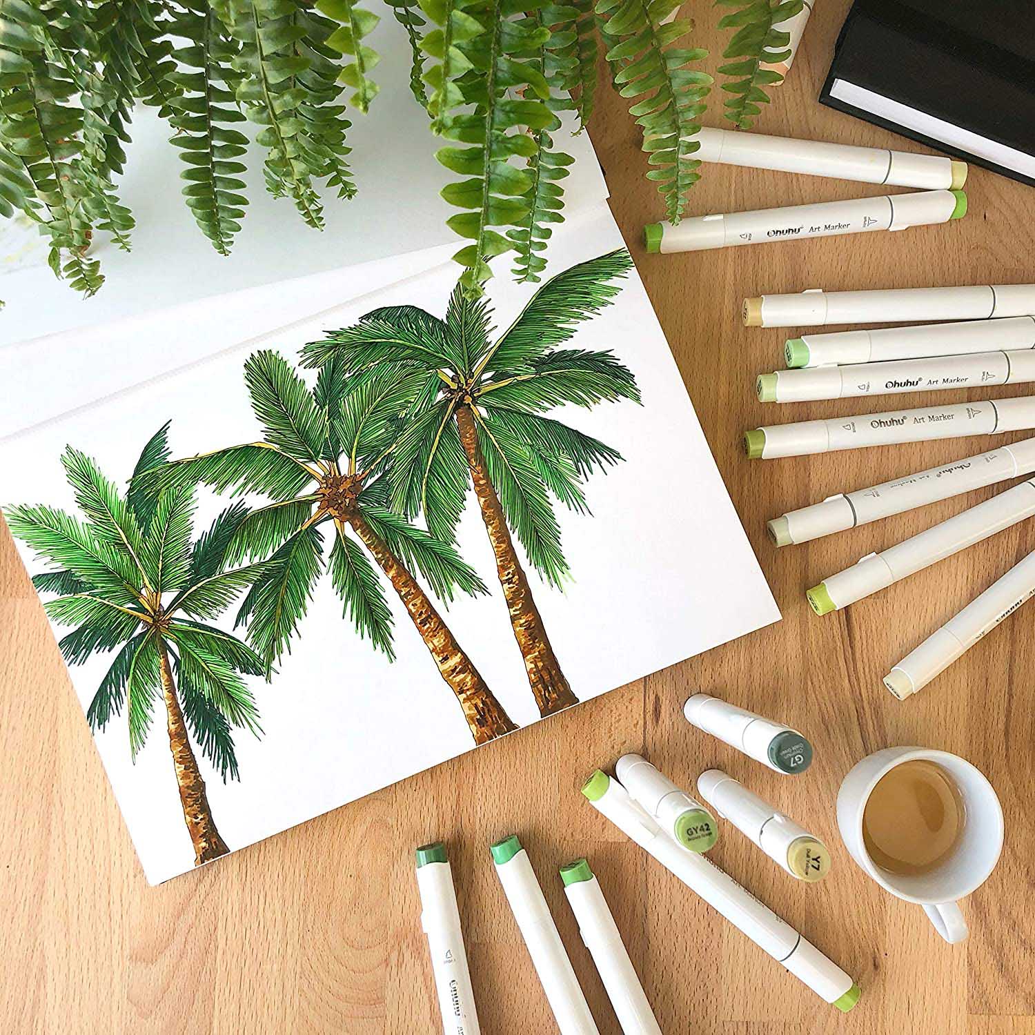 Ohuhu Marker Pads Art Sketchbooks For Markers Australia Domestic Ship